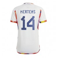 Billiga Belgien Dries Mertens #14 Borta fotbollskläder VM 2022 Kortärmad